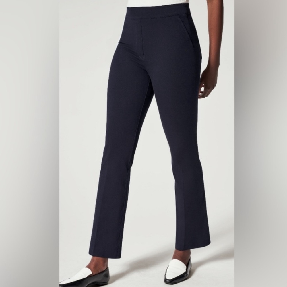 Spanx On The Go Kick Flare Stretch Pant Black